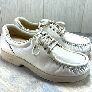 SAS Siesta White Women Comfort Shoes sz 6.5